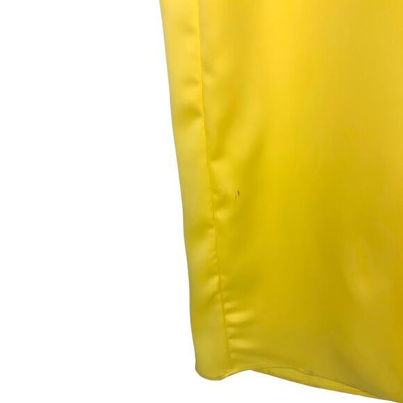 ASOS Something New Gloria High Waist Long Wrap Skirt Yellow Size XS NWOT $112 - Picture 8 of 9